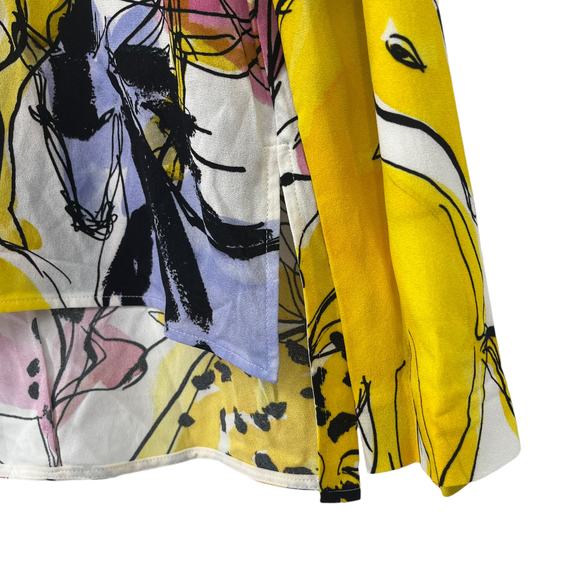 Stella McCartney Louisa Horse Print Blouse Top Long Sleeve Size 36 NWT - Picture 8 of 16
